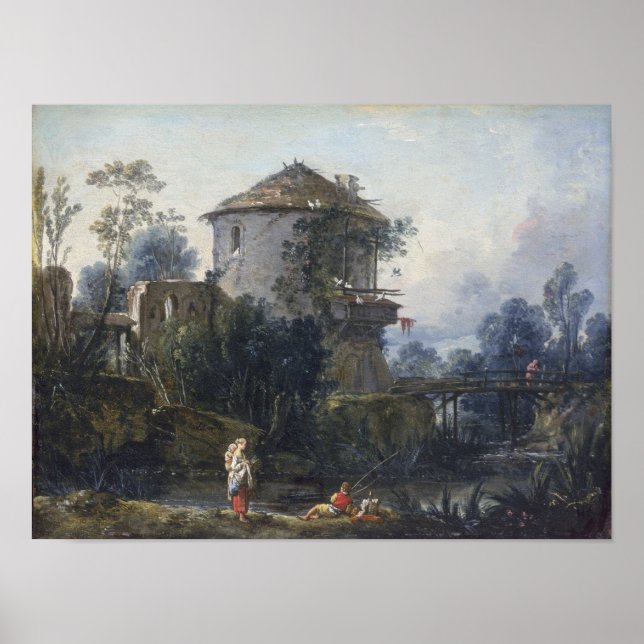 Den gamla dovecoten poster (Framsidan)