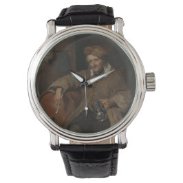Den gamla drickaren (av Gabriel Metsu) Armbandsur