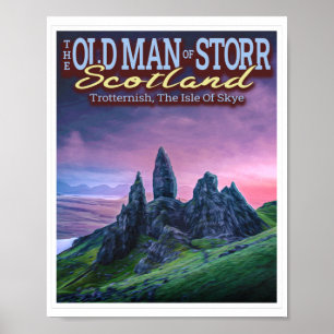 DEN GAMLA FÖRVARAREN - ISLE OF SKYE - SCOTLAND POSTER