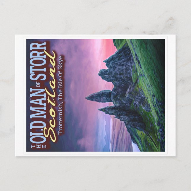 DEN GAMLA FÖRVARAREN - ISLE OF SKYE - SCOTLAND VYKORT (Framsida)