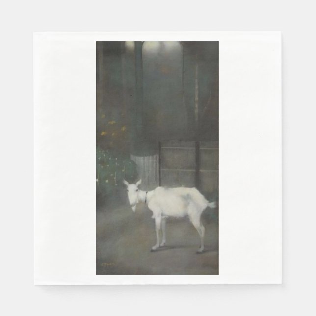 Den gamla getten (av Jan Mankes) Pappersservett (Framsidan)