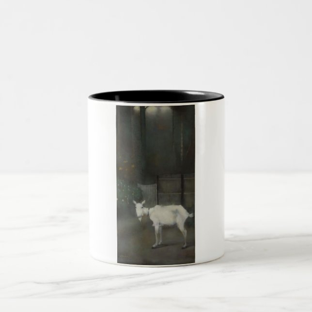 Den gamla getten (av Jan Mankes) Två-Tonad Mugg (Center)