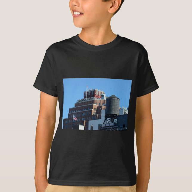 Den gamla hamnmyndighetsbyggnaden tee shirt (Framsida)