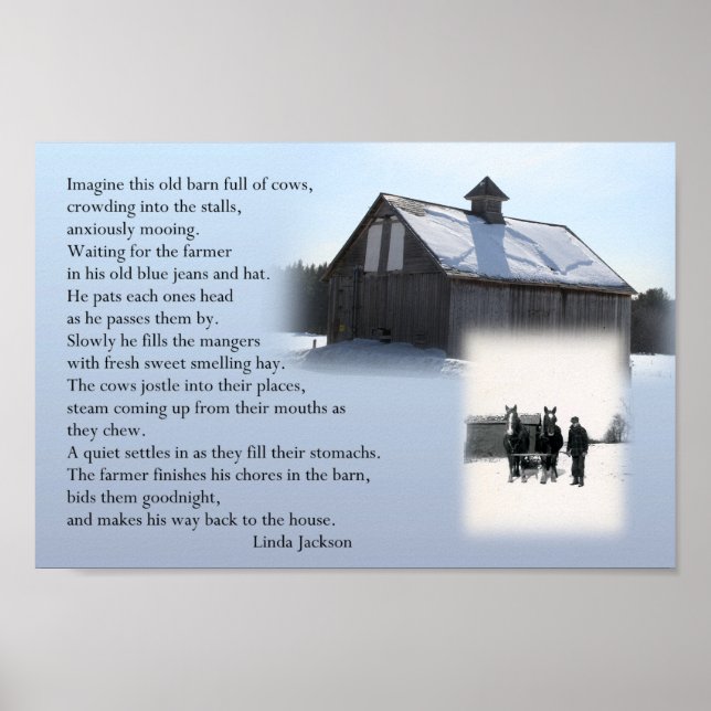 Den gamla jordbrukaren poster (Framsidan)