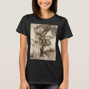 Den gamla kvinnan i skogen av Arthur Rackham T Shirt