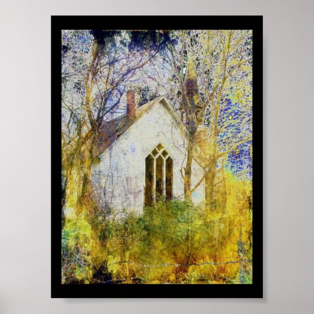 Den gamla kyrkan poster (Framsidan)