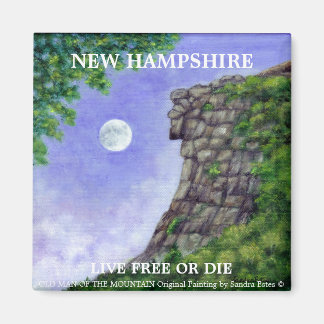 DEN GAMLA MANNEN I MOUNTAIN New Hampshire Art Magn Magnet