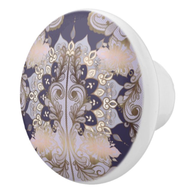 Den gamla neutralten färg för världsdesign knopp (Höger)