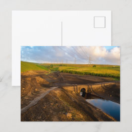 Den gamla Packhorse Bridge of Baitings Vykort