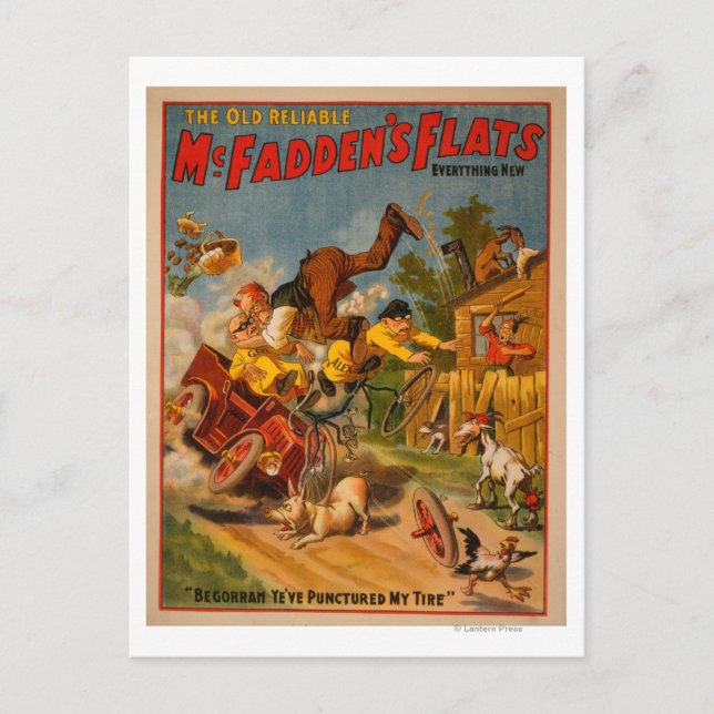 Den gamla pålitliga McFaddens lägenheter allt nytt Vykort (Framsida)