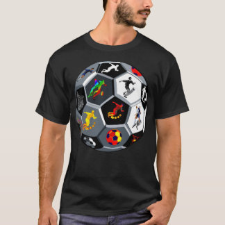 Den gamla roligten Fotboll T Shirt