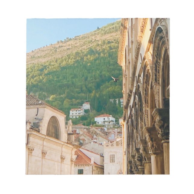 Den gamla staden Dubrovnik Anteckningsblock (Framsida)