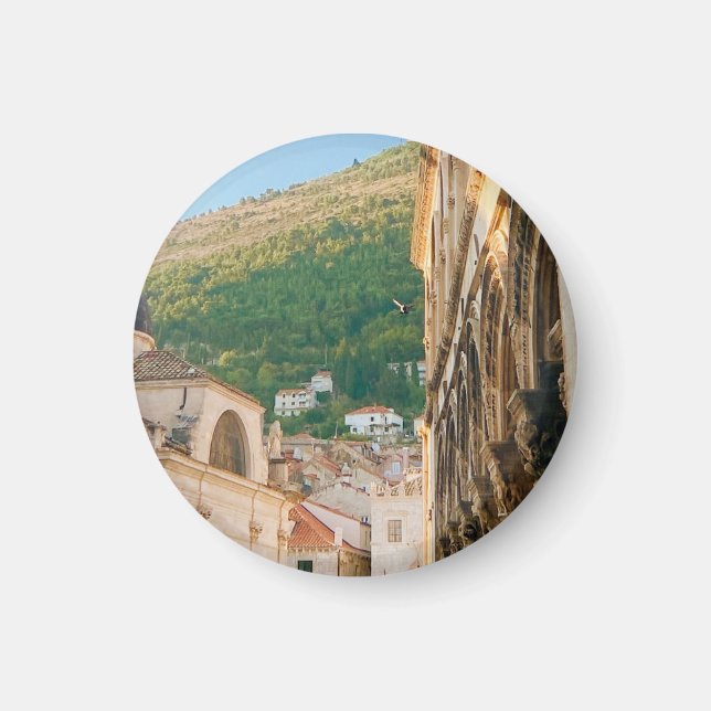 Den gamla staden Dubrovnik Magnet (Framsidan)