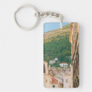 Den gamla staden Dubrovnik Nyckelring