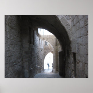 Den gamla staden Jerusalem Poster
