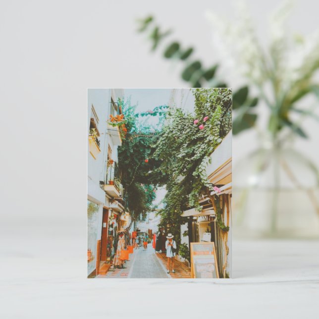 Den gamla staden Marbella Vykort (Stående Fram)