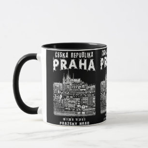 Den gamla staden Prag (Praha). Tjeckien. Mugg