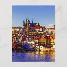 Den gamla staden Prag. Tjeckien. Vykort