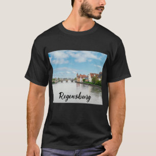 Den gamla staden Regensburg, Tyskland T Shirt