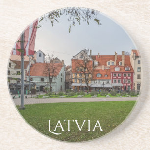 Den gamla staden Riga på hösten Underlägg