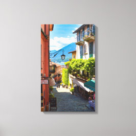 Den gamla stadskärnan Alley i Bellagio Canvastryck