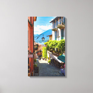 Den gamla stadskärnan Alley i Bellagio Canvastryck
