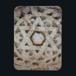 Den gamla stjärnan av David Carving, Israel Magnet<br><div class="desc">Detaljer om marmor "David stjärna" på plats för det gamla judiska templet i Capernaum,  Israel. | Michael Runkel / DanitaDelimont.com</div>