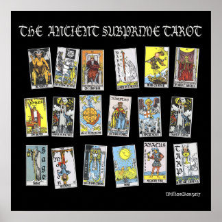 Den gamla subprime-Tarot Poster