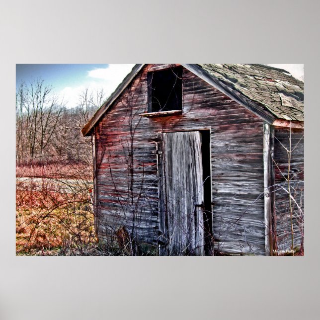 DEN GAMLA TRODEN SHED POSTER (Framsidan)