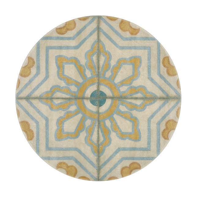 Den gamla världsdekorativa plattan Mönster (Framsidan)