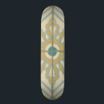 Den gamla världsdekorativa plattan Mönster Old School Skateboard Bräda 21,6 Cm<br><div class="desc">Som en Chariklia Zarris-skapelse erbjuder den här gamla världsutskriften en dekorativ bricka mönster med blått och guld på en beige bakgrund. Skulle ge en underbar gåva till fläkt av blommor och pastellavtryck!</div>