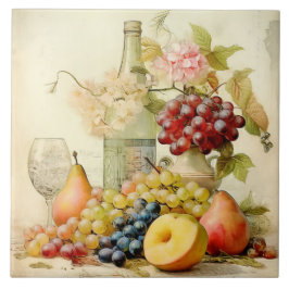 Den gamla världsdelen Stil, fortfarande livstidsli Kakelplatta