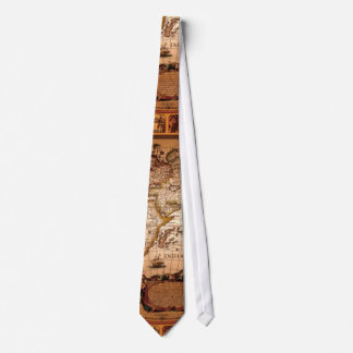 Den gamla världskartan 1481 över Manar Mode Tie Slips