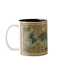 Den gamla världskartan Mugg