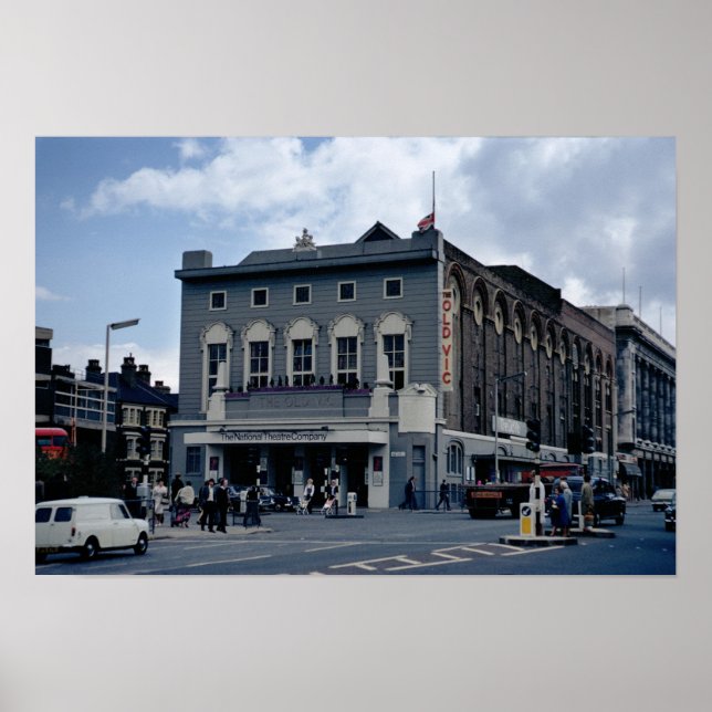 Den gamla Vic, klippt Poster (Framsidan)