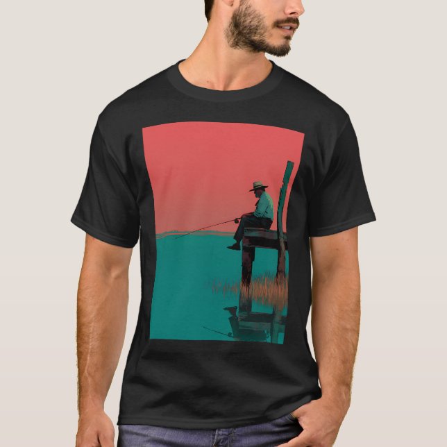 Den gamle fiskaren t shirt (Framsida)