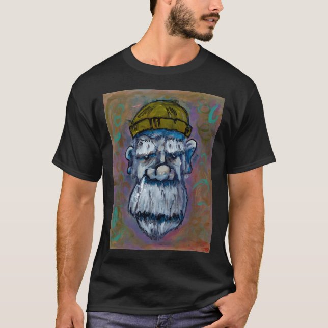 Den Gamle Mannen Vid Kajen T Shirt (Framsida)