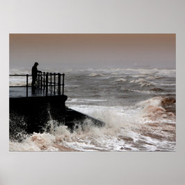 Den gamle och Raging Sea Poster