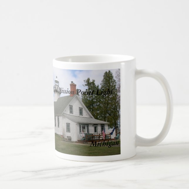 Den gammala beskickningen pekar lätt, MI-muggen Kaffemugg (Höger)