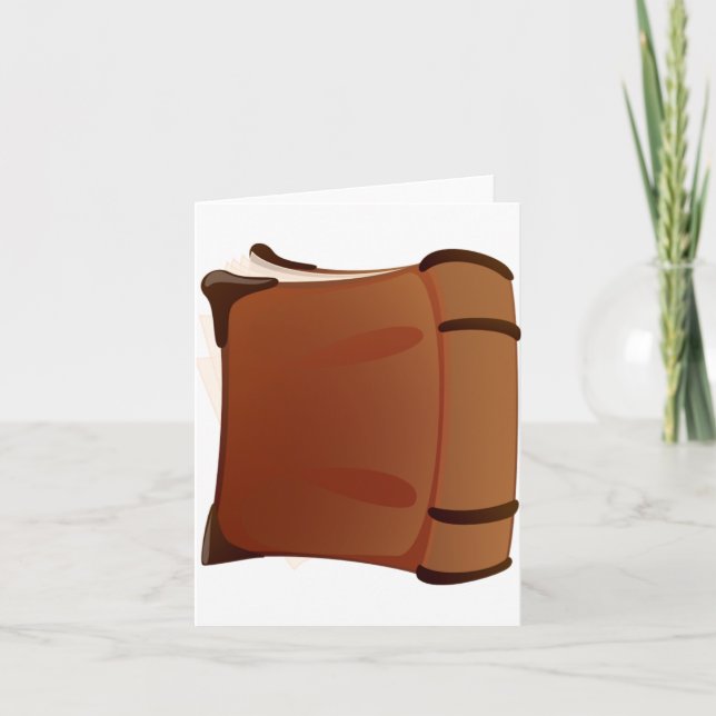 Den gammala boken noterar kort (Framsida)