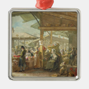 Den gammala Covent trädgården marknadsför, 1825 Julgransprydnad Metall