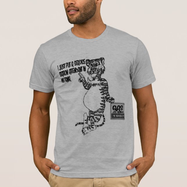 Den gammala Exxon tigern Tee Shirt (Framsida)
