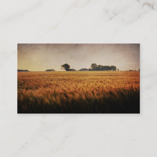 Den gammala familjlantgårdvisitkorten visitkort (Framsida)