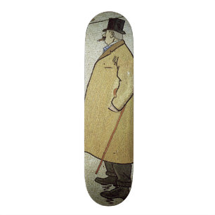 Den gammala fotgängare, c.1900 skateboard bräda 19,5 cm