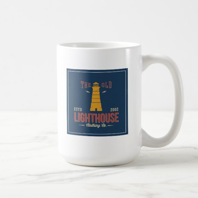 Den gammala fyren som beklär Co. Kaffemugg (Höger)