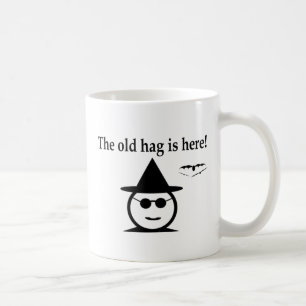 Den gammala haggan kaffemugg