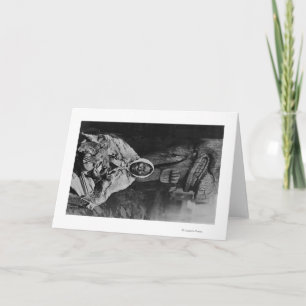 Den gammala indiska häxadoktorn i Alaska Kort