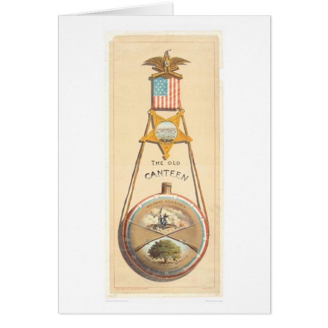 Den gammala kantinen (1248A) Hälsningskort (Framsidan)