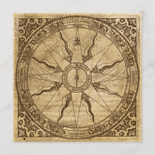 Den gammala kompasset steg inbjudningar