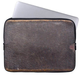Den gammala läderbibeln täcker laptop fodral